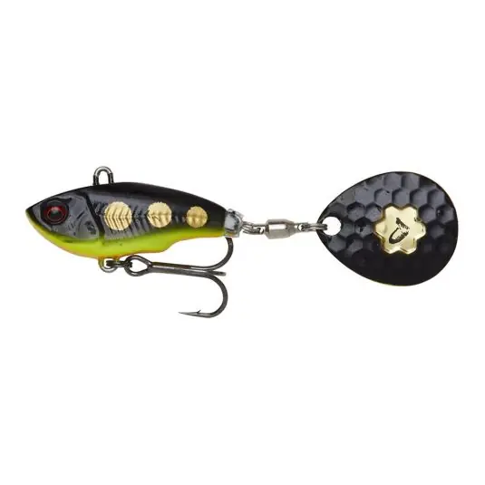 Spinnertail Savage Gear Fat Tail Spin, 5.5cm/9g culoare Black Magic Discount