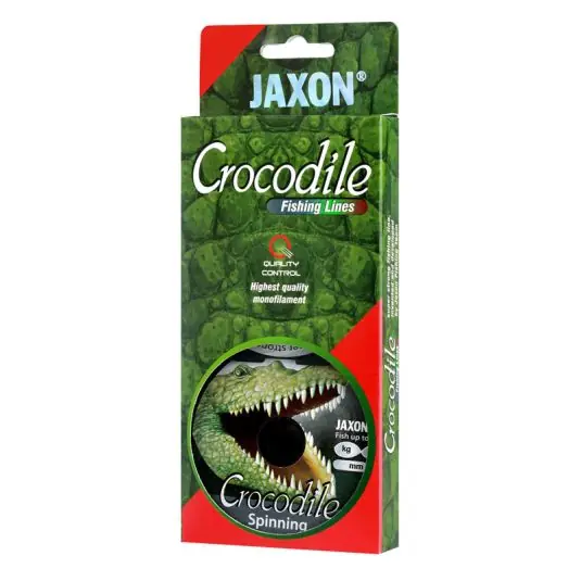 Fir monofilament Jaxon Crocodile Spinning 0.20mm/7kg/2x150m Reducere specială