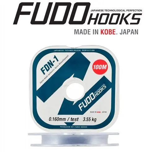 Preț mic Fir monofilament Fudo FDN-1 Clear 0.24mm/3.93kg/100m