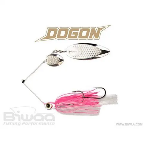 Spinnerbait Biwaa Dogon 21g Pink Ice-Silver Blades Lichidare de stoc