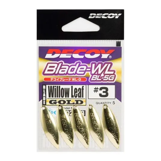 Paleta Decoy Blade Willow Leaf Gold BL-55, marime 3 Reducere