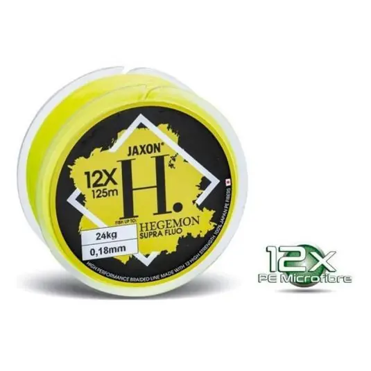 Fir textil Jaxon Hegemon 12X Supra Fluo 0.08mm/6kg/125m Discount
