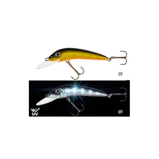 Retur ușor Vobler Jaxon Holo Select Ferox UV 10cm/16g F, culoare OT