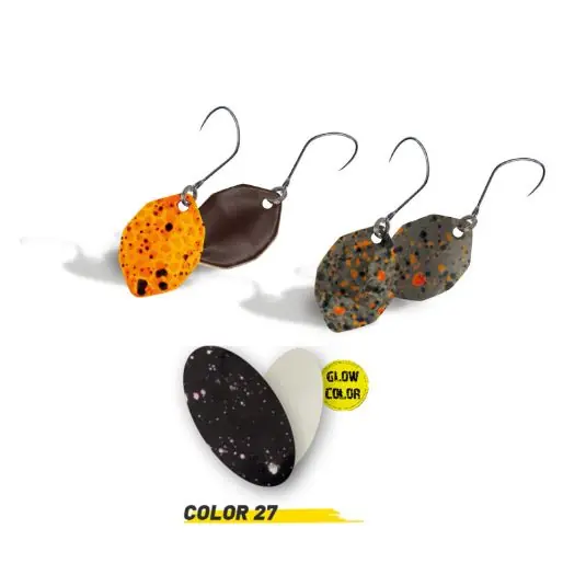Lingura oscilanta Colmic Herakles SBAM-B 0.4g, culoare 27 Black Glow Cumpărături sigure