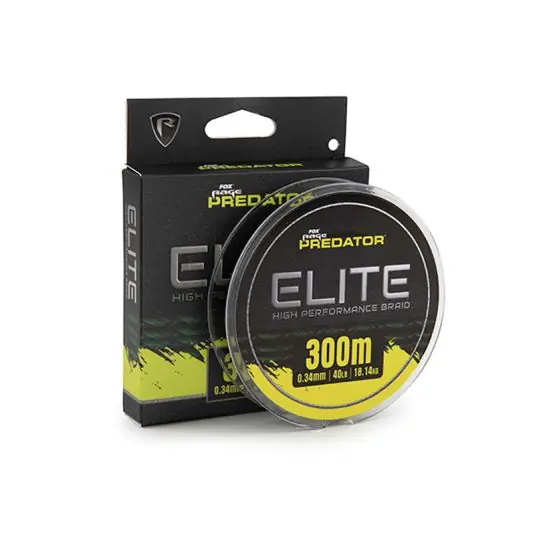 Super ofertă Fir textil Fox Rage Predator Elite High Performance Braid 0.34mm/18kg/300m