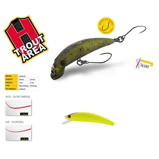 Discount Vobler Herakles Teser 5cm/2.5g, culoare Chart Pink Head
