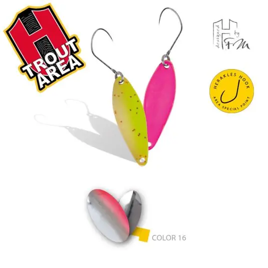 Ieftin Lingura oscilanta Herakles Race 1.5g, culoare 16 Silver Red