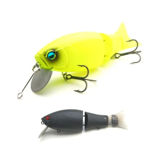 Calitate înaltă Swimbait Raid GI 9.4cm/35g, culoare 001 Sikkoku