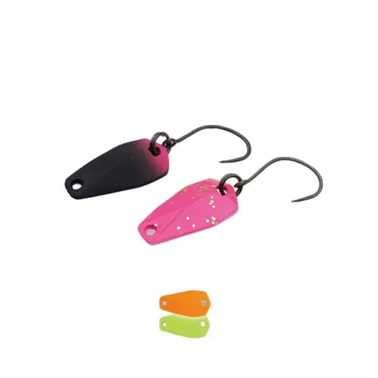 Lingura oscilanta Neo Style Kotatsu 0.9g, culoare Super Fluo Glossy Orange/Yellow Ofertă