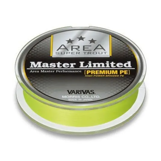 Fir textil Varivas X4 Super Trout Area Master Limited Super Premium PE Neo Yellow 0.15mm/1.81kg/75m Retur gratuit