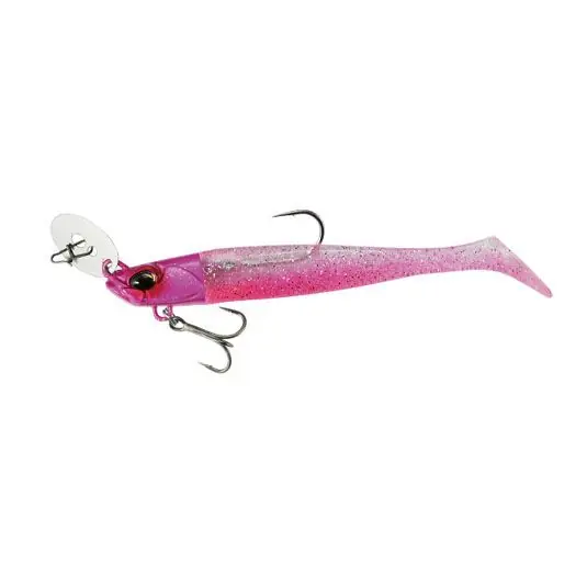Nu rata ChatterBait DUO Bayruf Chatter Shad 18g, culoare UV Pink Head