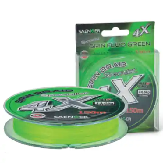 Fir textil Sanger 4X Specialist Spin Fluo Green 0,21mm/15,8kg/150m Disponibil imediat