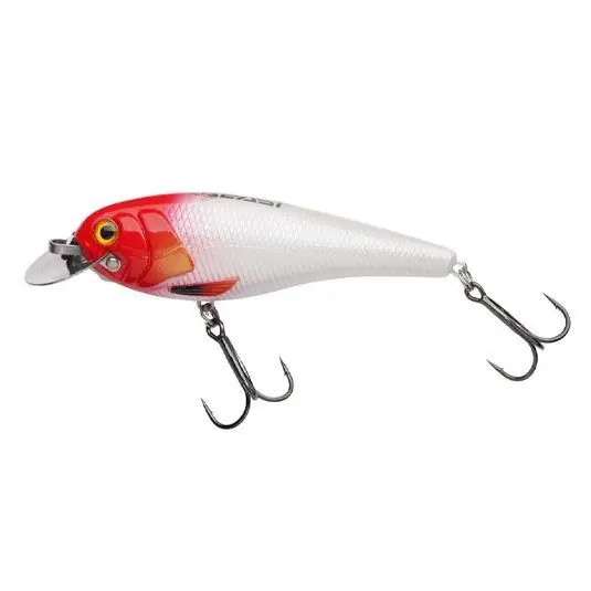 Vobler Abu Garcia Hard Bait Beast Hi-Lo Floating 9cm/22g, culoare Red Head Cel mai vândut