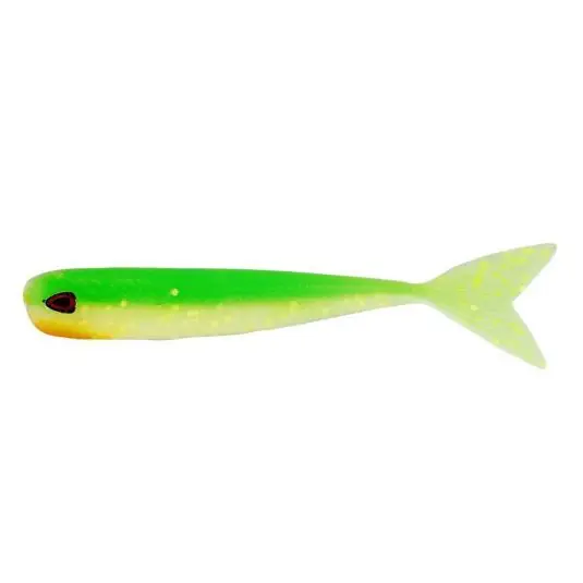 Shad Westin MegaTeez V-Tail 5cm, culoare UV Slime Expediere rapidă