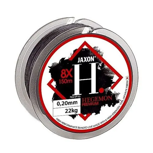 Calitate înaltă Fir textil Jaxon Hegemon 8X Premium 0.22mm/25kg/150m