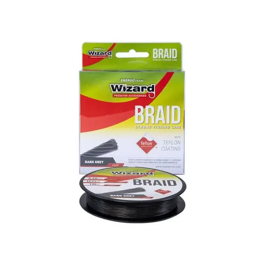 Fir textil EnergoTeam Wizard Braid Dark Grey 0.20mm/17.71kg/135m Super ofertă