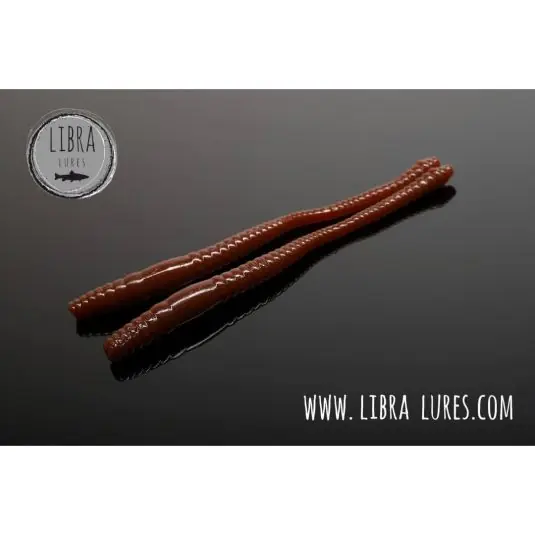 Worm Libra Lures Dying Worm 8cm Cheese culoare 038 Noutate