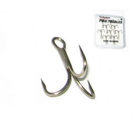 Preț promoțional Ancora Kamasan Pike Treble Semi Barbed K63, nr.6