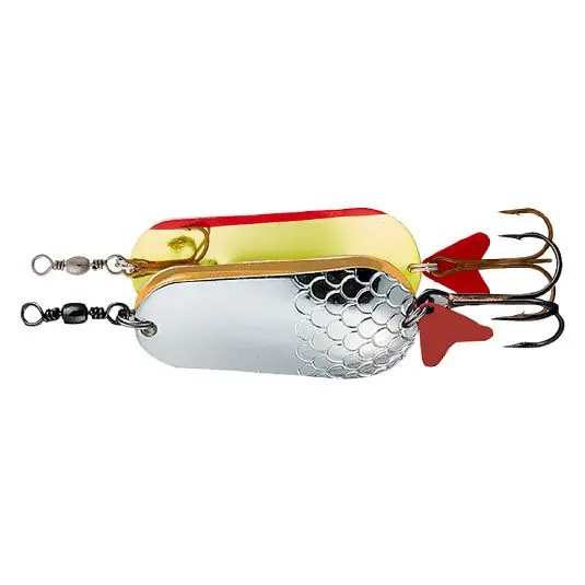 Lingura oscilanta D.A.M Effzett Twin 3.2cm/6g, culoare Silver/Gold Ofertă exclusivă