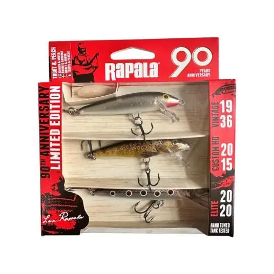Plată sigură Set voblere Rapala 90 Anniversary Trout/Perch II