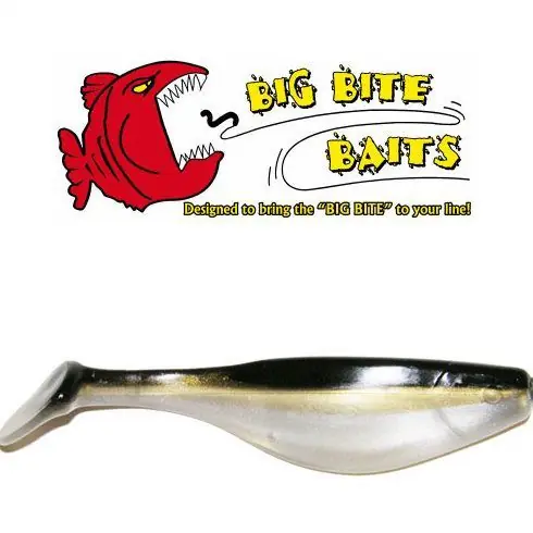 Preferatul clienților Shad Big Bite Baits Super shad Real Shad 4"