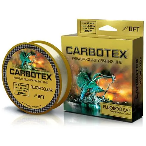 Disponibil imediat Fir Fluorocarbon Carbotex Fluoroclear 0.15mm/2.95kg/100m