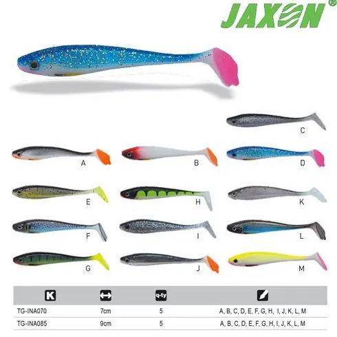 Preferatul clienților Shad Jaxon Intensa INA 9cm, culoare E