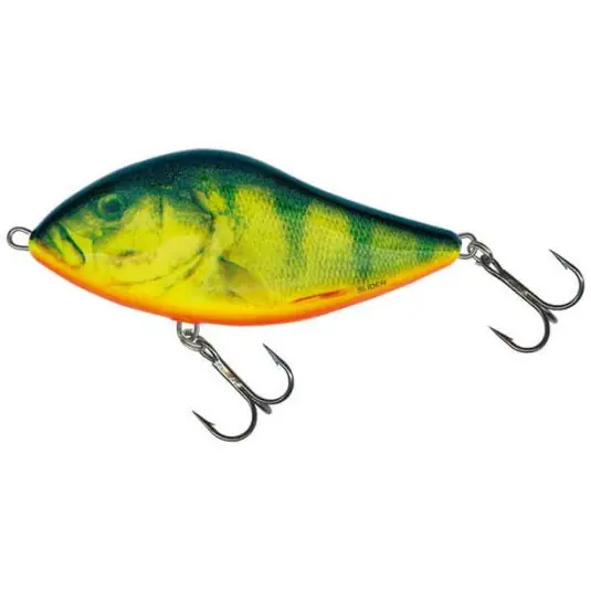 Calitate înaltă Vobler Salmo Slider Sinking 7cm/21g culoare Real Hot Perch