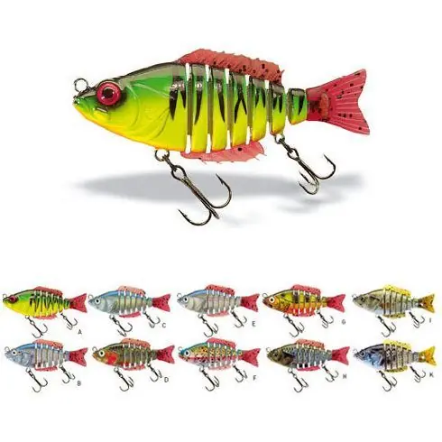 Vobler Jaxon Atract Multi Parts XMP-A 12cm, culoare G Noutate