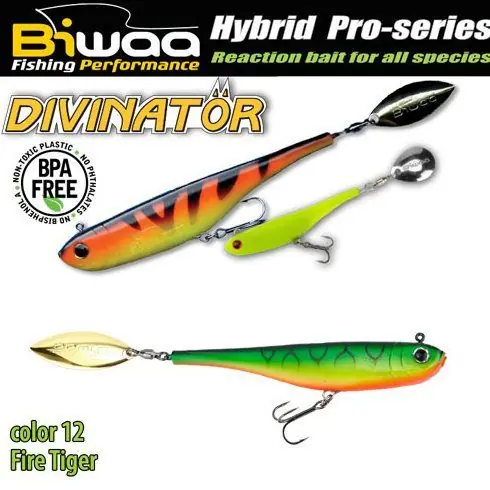 Shad Biwaa Divinator Mini 9.5cm/9g, culoare Fire Tiger Doar azi