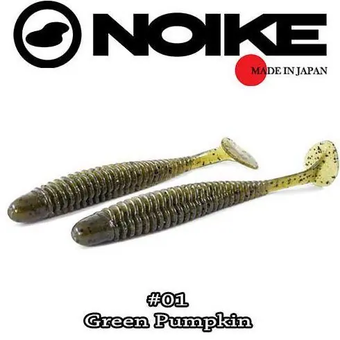 Livrare expres Shad Noike Ninja 7.6cm, culoare Green Pumpkin
