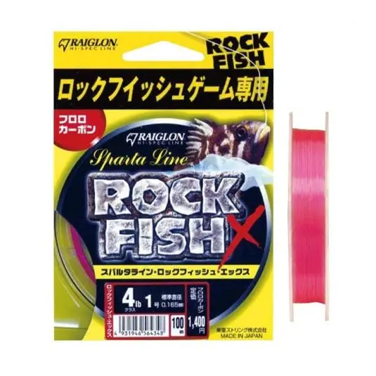 Mai ieftin Fir fluorocarbon Raiglon Sparta Line Rockfish X 0.148mm/3lb/100m
