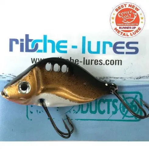 Lichidare de stoc Cicada Ribche Lures Rib 3 5.5cm/20g, culoare Bronze White Belly