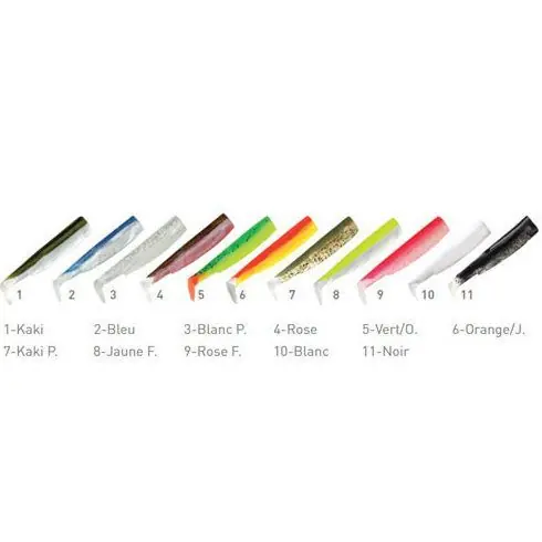 Preț mic Shad Fiiish Black Minnow 12cm Kaki/Red