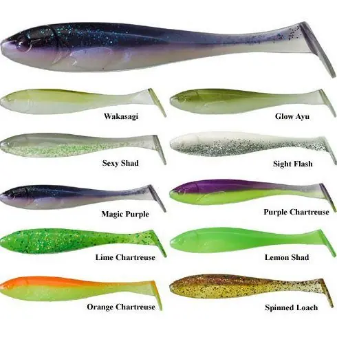 Livrare gratuită Shad Illex Magic Slim 6.5cm, culoare Orange Chartreuse