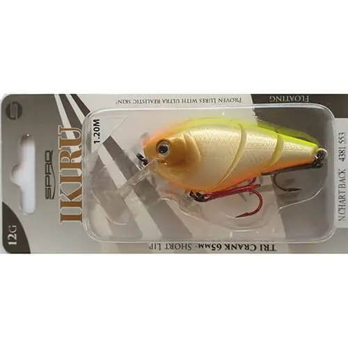 Vobler Spro Ikiru Naturals Tri Crank 6.5cm, culoare N. Chart Back Transport gratuit