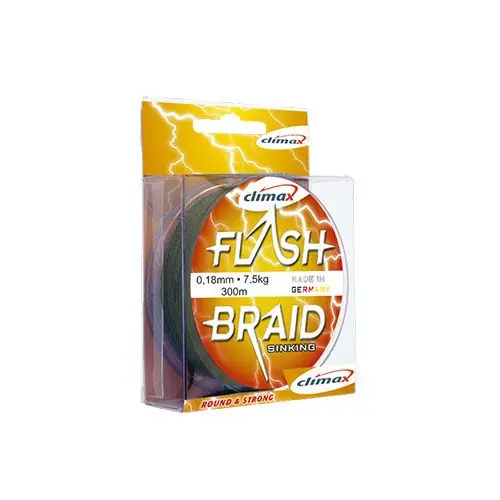 Fir textil Climax Flash Braid Grey 0.22mm/16.5kg/100m Calitate înaltă