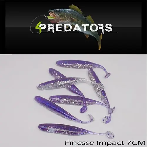 Preferatul clienților Shad 4Predators Finesse Impact Standard 7cm, culoare S031