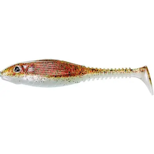 Shad Gunki Grubby Shad 6cm Culoare Brown Sugar Green Red Flake Bestseller