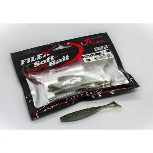Calitate înaltă Shad Filfishing Filex Tama 8.5cm, culoare 02
