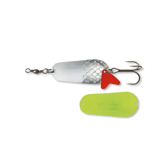 Lingura oscilanta Cormoran Cora Z 5.8cm/22g, culoare Silver Chartreuse Lichidare de stoc