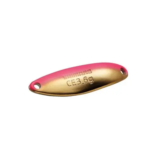Cumpără online Lingura oscilanta Shimano Cardiff Slim Swimmer CE 3.3cm/3.6g, culoare 62T Pink Gold