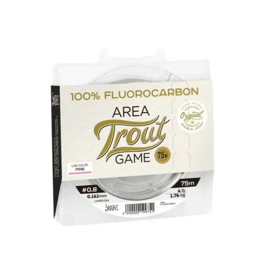 Fir fluorocarbon Lucky John Trout Area Game Pink 0.16mm/1.76kg/75m Cel mai bun preț