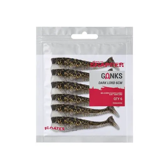 Disponibil imediat Shad Korum Snapper Floatex Gonks 6cm, culoare Dark Lord