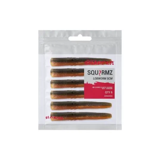 Worm Korum Snapper Floatex Squirmz 7.5cm, culoare Lobworm Preț mic
