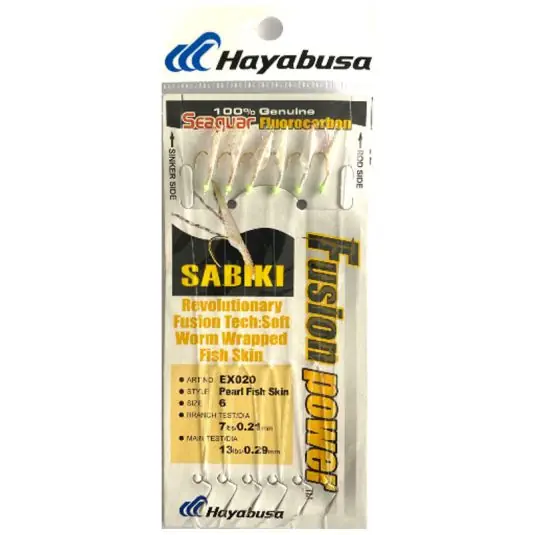 Premium Taparine Hayabusa Sabiki Fusion Power Pearl Nr.9