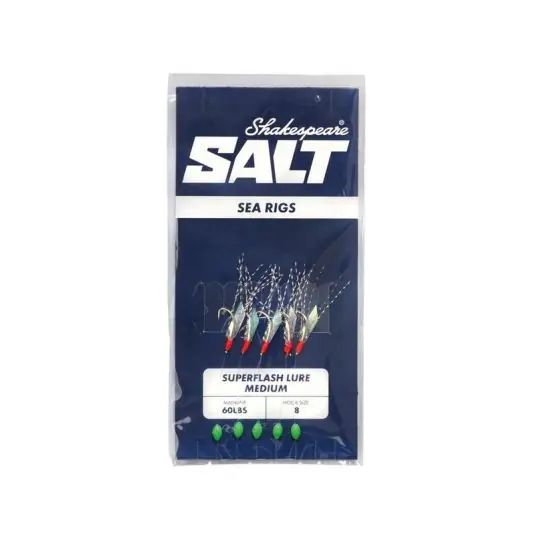 Taparine Shakespeare Salt Sea Rigs Superflash Lure, Nr.8 Comandă acum