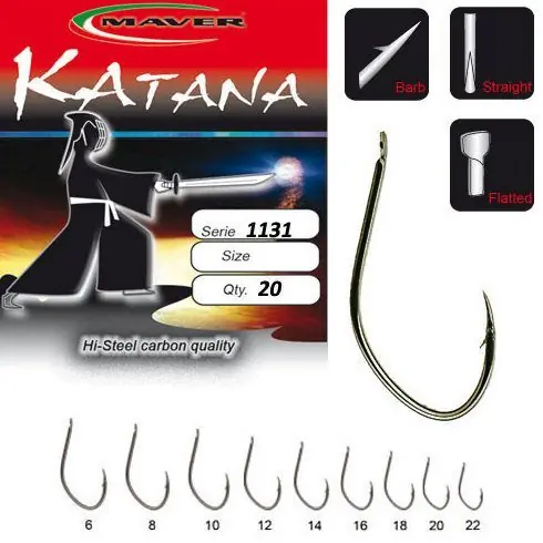Noutate Carlige Maver Katana 1131 Bronz nr.10