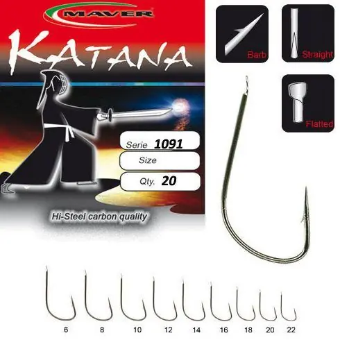 Carlige Maver Katana 1091 Bronz Nr.14 Ofertă