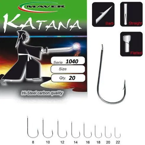 Popular Carlige Maver Katana 1040 Nichel nr.20